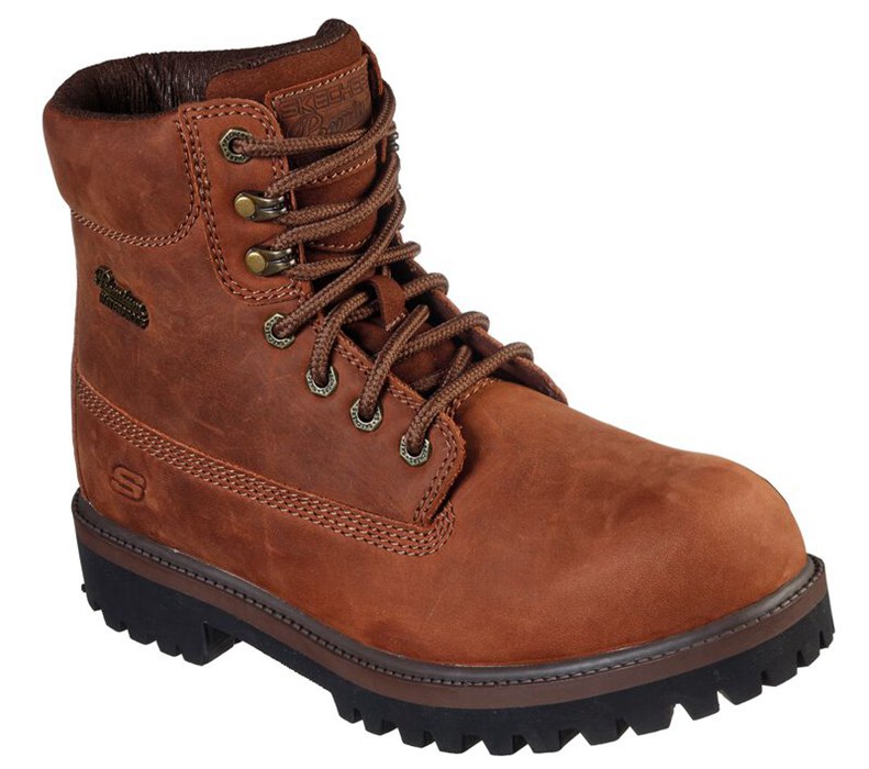 Skechers Herr Bruna Stövlar - Relaxed Fit: Verdict - Boralo - Sverige (XOGDS-4831)